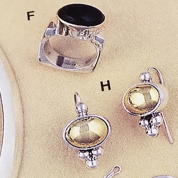 RARE Silpada Sterling Silver  & Black Onyx Ring - Picture 13 of 15